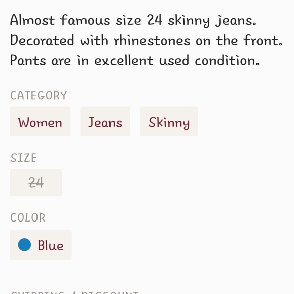 Almost Famous Skinny Jeans - Picture 5 of 5